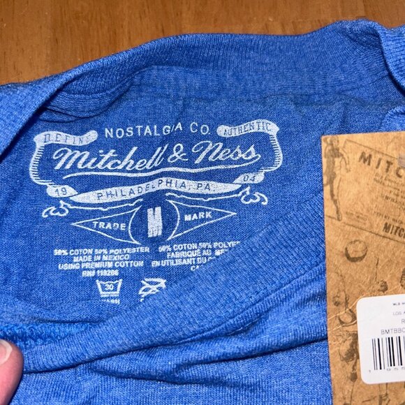 NEW LA Dodgers Bundle Mitchell & Ness Unisex M Tee & '47 Adjustable Hat MSRP $75 - Picture 5 of 6